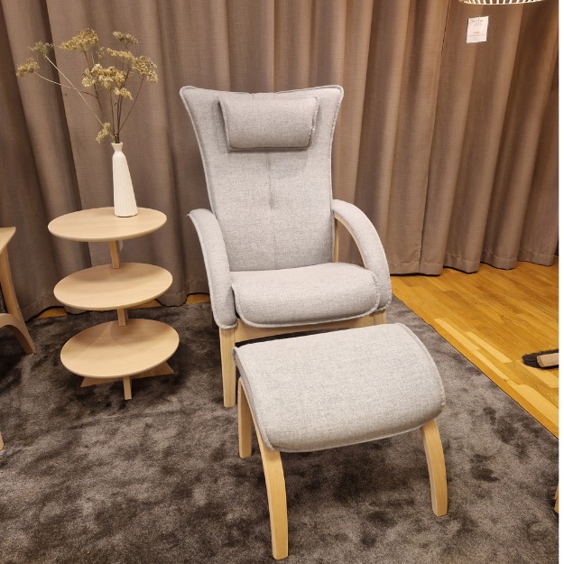 Bild på Delta Legend fåtölj inkl pall från Brunstad (butiks ex)